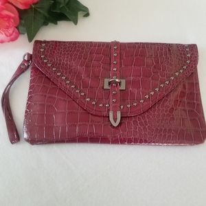 3/$25 Firm Ashley Stewart Clutch Bag NWOT
